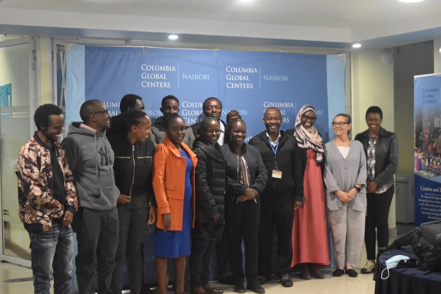 group photo of Nairobi workshop participants